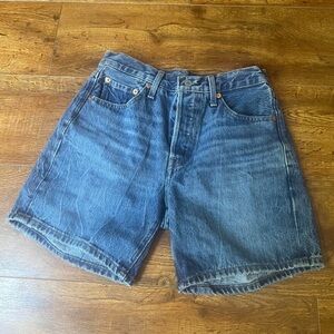 levi's 501 denim shorts